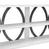 3-Tier Industrial Console Table, 70.87 inch, Narrow Entry Table Long Table with Storage for W2317P230074