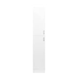 Freestanding Cabinet with Inadjustable Shelves and two Doors for Kitchen, Dining Room, White W33165045