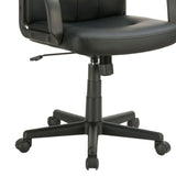 ZNTS Black Office Chair with Casters B062P153798