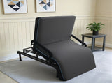 Twin-XL Electric Lift Bed for Seniors - Wired Remote Control with One-Touch Backrest Lift & Leg 58076837