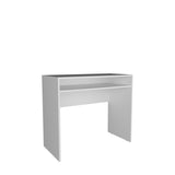 Computer Desk 30.6" H, with 1 Shelf, White B097P250845