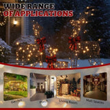 3pcs 4FT 30.00V 3.60W Family Elk Brown Ratten Style Frame Courtyard Elk Decoration 40050045