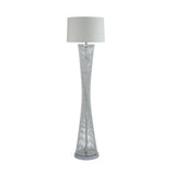 ZNTS LED Night Light, Silver Finish Luxurious Floor Lamp 1pc Modern Aesthetic Living Room Bedroom Lamps B011P162519