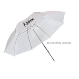 135W Silver Black Umbrellas with Background Stand Non-Woven Fabrice Set 64774424