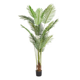 ZNTS FCH 6FT Green Plastic 16 Leaf Palm Tree Simulation Tree 62955485