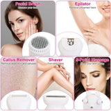 5 In 1 Electric Body Epilator Rechargeable Women's Grooming Kit Epilator Shaver Facial Brush Callus 48775314