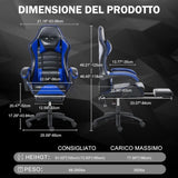 Game Chair, Adult Electronic Gaming Chair, Ergonomically Designed, PU Leather, Lounge Chair with 93126939
