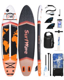 ZNTS Inflatable Stand Up Paddle Board 11'x34"x6" With Accessories 06339831