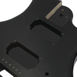 DIY 6 String Flame Shaped Style HSH Electric Guitar Kits with Mahogany Body, Maple Neck and 44335529