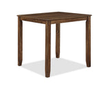 Casual 5-Piece Counter Height Dining Square Table Side Chairs Kitchen Table Dining Room Wooden B011P184055