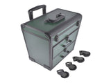 Portable 3-Tier Rolling Makeup Case with Universal Wheels for Makeup, Nail Art, Hair Styling Tools 73482433