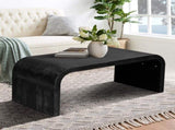 Farmhouse Vintage Crafts Coffee Table,Curved Art Deco Design, Easy Assembly, 48" W x 24" D x 18" W1445P331900