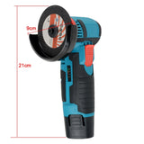 Mini Cordless Brushless Angle Grinder Cutting Tool with Battery Charger 48013944