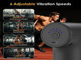 Massage Gun, Portable Percussion Muscle Massager with 6 Speed Levels, 5 Interchangeable Massage 78145924