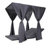 KENZIE DAYBED CUSHION & CURTAINS 71046.00CUSH-DGRY