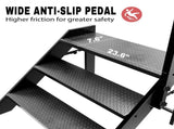 Step Stool Foldable, Step Ladder 3 Step Folding, RV Steps with Height Adjustable Handrail and Non 59777552