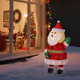 3.3FT Lighted Santa Claus Waving Hand Christmas Yard Decorations, Pre-lit Pull Up Santa with 100 15985310