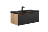 ZNTS 36" Floating Bathroom Vanity with Sink, Modern Wall-Mounted Bathroom Storage Vanity Cabinet with W1920P240726