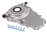 Timing Chain Cover w/ Dual-10AN Turbo Oil Drain Bungs Fits for Gen IV GM LS Series Engines 6.0L 5.3L 19482588