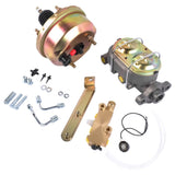 7" Single Zinc Power Brake Booster 1" Bail Top Master Cylinder Disc/Drum Proportioning Valve Kit 45396868