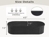 43 Inch Ottoman with Storage, Folding Foot Rest for Living Room & Bedroom, Versatile Home Bench, 19368180