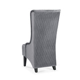 23.03" Wide High-Back Velvet Accent Chair, Comfy High Wingback Chair, Living Room Chair with Soft W68041792