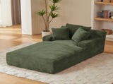 Oversized Chaise Lounge Chair Indoor, Corduroy Upholstered Modern Sofa Couch,No Assembly W2339P323759