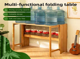 Bamboo Folding Desk,Space-Saving Computer Desk for Small Spaces, Foldable Study Table for Bedroom, W2641P372442