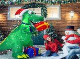 6 Feet Christmas Inflatable Dinosaur Christmas Decoration 41119757