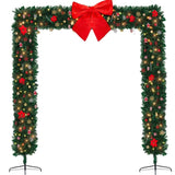 Christmas Artificial Tree Archway Decoration, Realistic PVC Holiday Tree Arch Frame for Outdoor 13138464