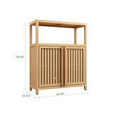 Large Capacity Bamboo Storage Furniture for Bathroom Living Room Bathroom Bamboo Storage 59428200