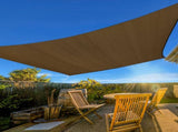 16'X20' Mocha HDPE sunshade sail 69976393