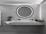24inch Bathroom Led Classy Vanity Mirror with focused backplane,Black aluminum alloy frame,High W1992P210838