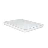 6 in. Firm Foam Bed in a Box Mattress, Full Size Reversible Foam Mattress, White B011P203583