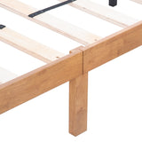 ZNTS Queen Size Wood Platform Bed Frame,No Box Spring Needed,Strong Wood Slat Support, Easy Assembly W1917P169562