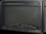 23 inch electric fireplace insert, ultra thin heater log set & realistic flame, remote control W1769P164927