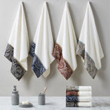 6 Piece Jacquard Towel Set B03598773