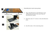 23 x 35 inch 2 in 1 Disinfecting Sanitizing Floor Entrance Mat Disinfection Doormat Entry Rug Shoe 47911954