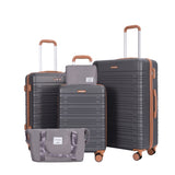 5-Piece Set ,Hard Case Spinner Wheels ABS Luggage Sets W284P208603