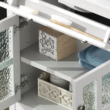 30" Bathroom Vanity with Ceramic Sink, Equipped with Adjustable Shelf and Tip-Out Tray, Bathroom N817P286250W