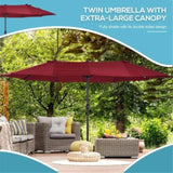 Outdoor beach umbrella/Double-Sided Market Umbrella 31656027