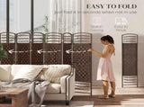 8 Panel Folding Room Divider 12478997