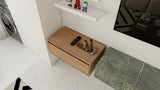 30" Bathroom Cabinet,Soft Close Drawer,Float Mounting Design W999P205627