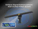 10000A 110V 40-860MHz 203dB 350&degRotation UV Dual-band Outdoor Antenna Black 01441372
