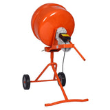 ZNTS 5.0 cu. ft. Portable Concrete Mixer,electric cement mixer ,ETL certificated copper motor W46541344