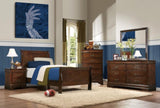 Traditional Design Bedroom Furniture 1pc Chest of 5x Drawers Brown Cherry Finish Antique Drop B01165028