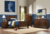 ZNTS Traditional Design Bedroom Furniture 1pc Chest of 5x Drawers Brown Cherry Finish Antique Drop B01165028