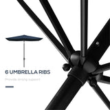 ZNTS Outdoor beach umbrella/Sun Umbrella （Prohibited by WalMart） 26526135