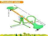 360 Degree Rotation Outdoor Kids Spinning Seesaw Sit and Spin Teeter Totter Outdoor Playground 03646310