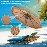 10 Foot Portable Beach Umbrella with Led Lights. 12868138